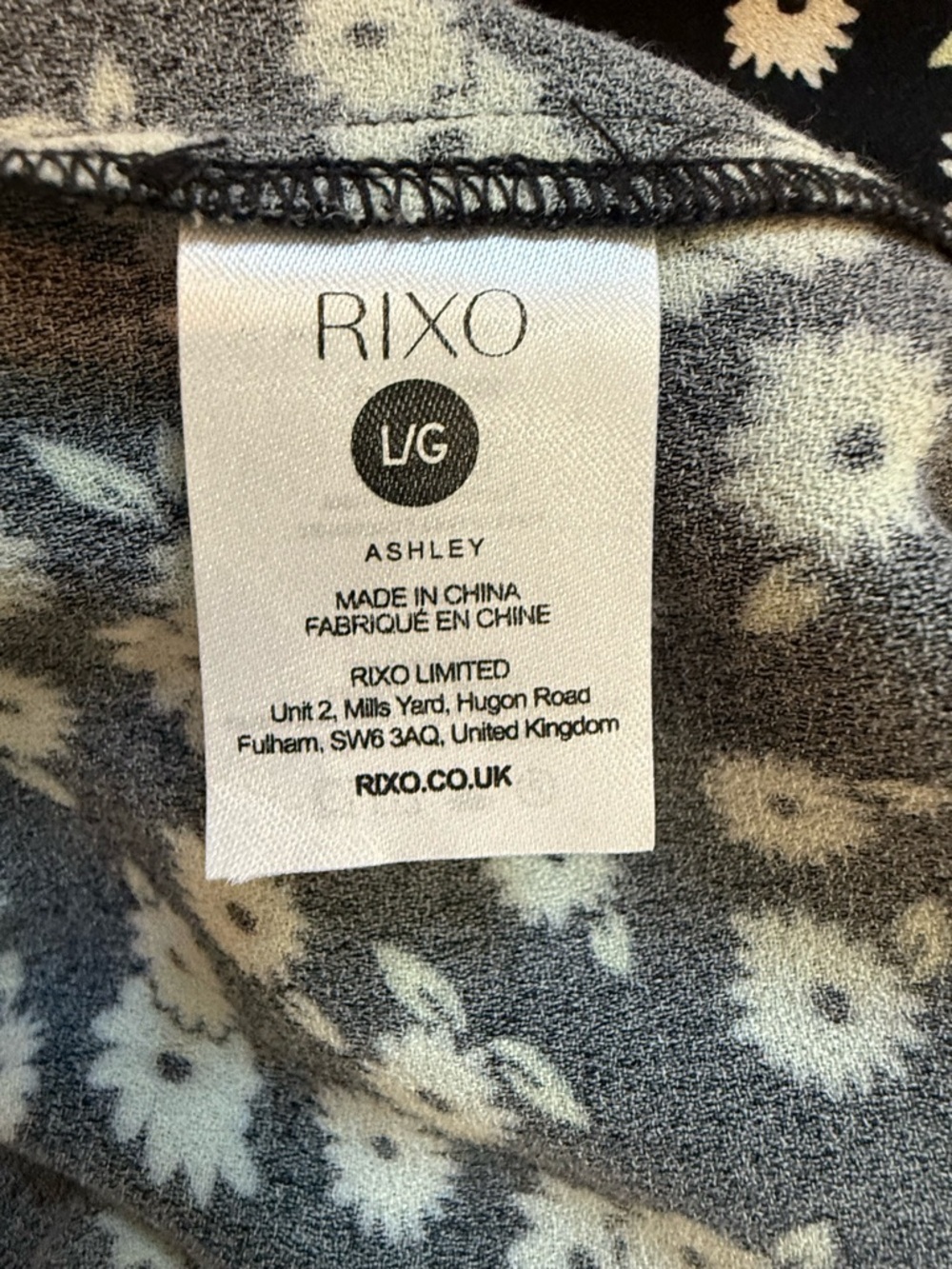 RIXO Ashley Floral Jumpsuit with Tie Collar - Picture 7 of 8